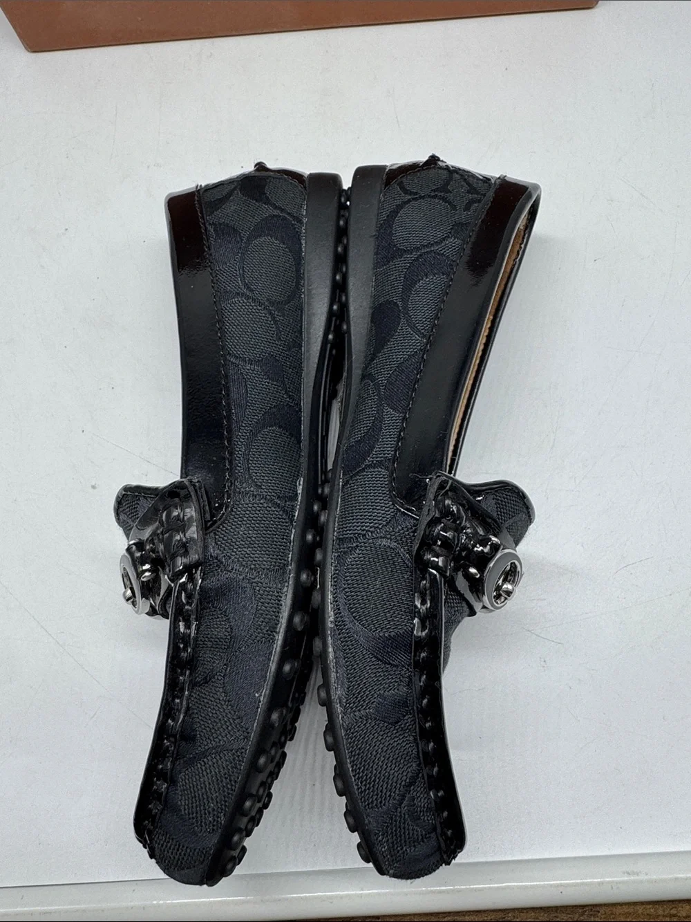 Coach Fortunata Black Loafers‎ Size 5.5